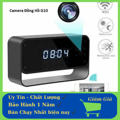 camera đồng hồ để bàn g10