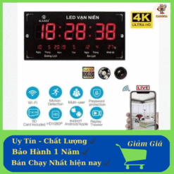 camera đồng hồ điện tử treo tường