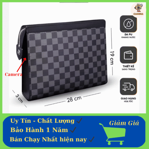 Camera Ví Da Cầm Tay