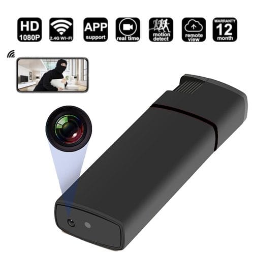 camera ngụy trang bật lửa